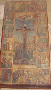 Via Dolorosa Icon, Bellapais Abbey, Cyprus (post-1571 Orthodox icon; my photo)