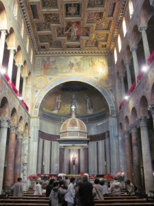 Sant'Agnese fuori le Mura, facing East